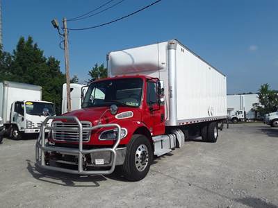 Freightliner M2 106 28 ft Box Truck - 280HP, 6 Speed Automatic, Roll up Door, Liftgate