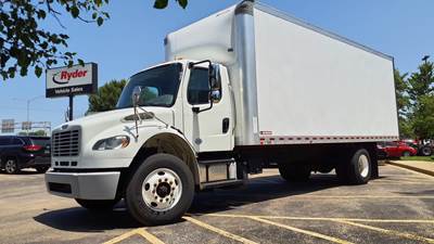 Freightliner M2 106 24 ft Box Truck - 270HP, 6 Speed Automatic, Roll up Door