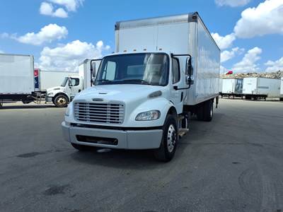 Freightliner M2 106 24 ft Box Truck - 240HP, 9 Speed Automatic, Roll up Door, Liftgate