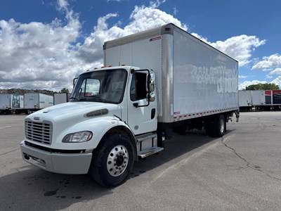 Freightliner M2 106 24 ft Box Truck - 240HP, 9 Speed Automatic, Roll up Door, Liftgate