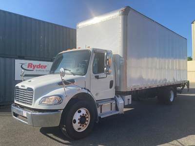 Freightliner M2 106 24 ft Box Truck - 240HP, 6 Speed Manual, Roll up Door, Liftgate