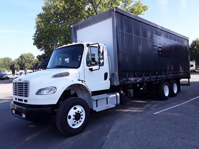 Freightliner M2 106 28 ft Box Truck - 330HP, 6 Speed Automatic, Swing Door