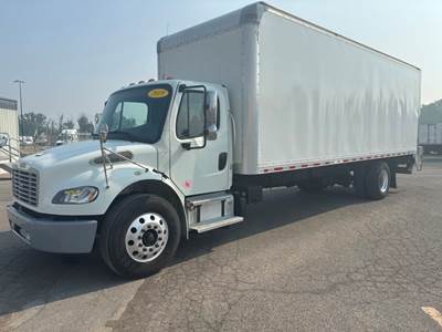 Freightliner M2 106 26 ft Box Truck - 280HP, 6 Speed Manual, Roll up Door, Liftgate