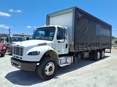 Freightliner M2 106 28 ft Box Truck - 330HP, 6 Speed Automatic, Swing Door