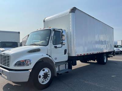 Freightliner M2 106 26 ft Box Truck - 240HP, 9 Speed Automatic, Roll up Door, Liftgate