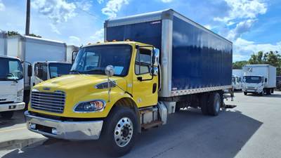 Freightliner M2 106 24 ft Box Truck - 240HP, 6 Speed Automatic, Roll up Door, Liftgate
