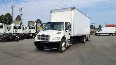 Freightliner M2 106 26 ft Box Truck - 240HP, 6 Speed Automatic, Roll up Door, Liftgate