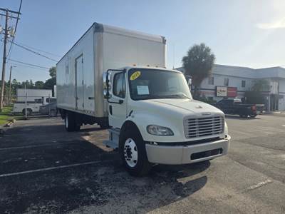 Freightliner M2 106 26 ft Box Truck - 240HP, 9 Speed Automatic, Roll up Door, Liftgate