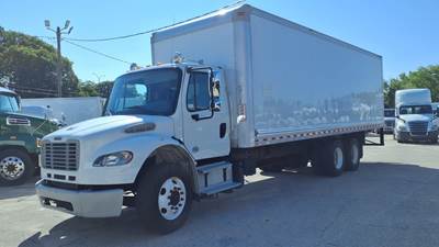 Freightliner M2 106 28 ft Box Truck - 270HP, 6 Speed Automatic, Roll up Door