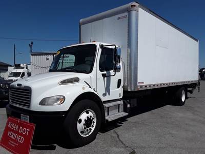 Freightliner M2 106 26 ft Box Truck - 240HP, 9 Speed Automatic, Roll up Door, Liftgate