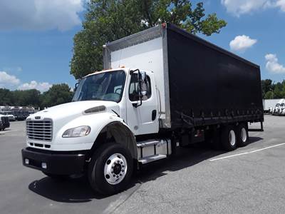 Freightliner M2 106 28 ft Box Truck - 330HP, 5 Speed Automatic, Swing Door