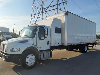 Freightliner M2 106 24 ft Box Truck - 240HP, 6 Speed Automatic, Swing Door, Liftgate