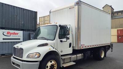 Freightliner M2 106 16 ft Box Truck - 240HP, 6 Speed Automatic, Roll up Door, Liftgate