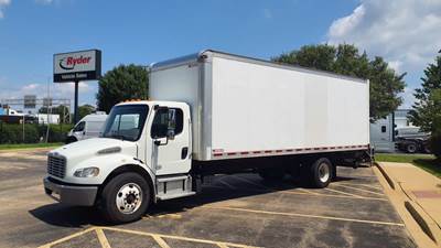 Freightliner M2 106 26 ft Box Truck - 240HP, 9 Speed Automatic, Roll up Door, Liftgate