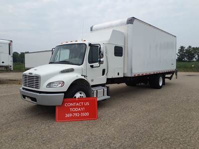 Freightliner M2 106 24 ft Box Truck - 240HP, 6 Speed Automatic, Swing Door, Liftgate