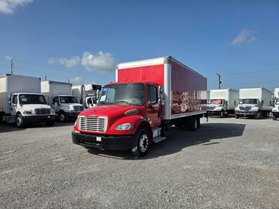 Freightliner M2 106 24 ft Box Truck - 240HP, 6 Speed Automatic, Roll up Door, Liftgate