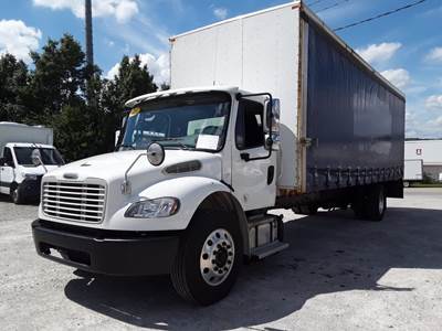 Freightliner M2 106 28 ft Box Truck - 240HP, 6 Speed Automatic, Swing Door