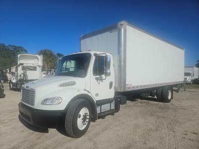 Freightliner M2 106 26 ft Box Truck - 230HP, 9 Speed Automatic, Roll up Door, Liftgate