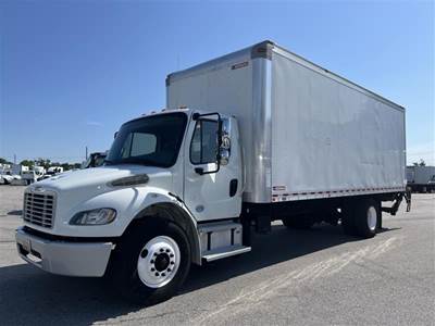 Freightliner M2 106 24 ft Box Truck - 230HP, 9 Speed Automatic, Roll up Door, Liftgate