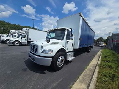 Freightliner M2 106 28 ft Box Truck - 240HP, 6 Speed Automatic, Swing Door