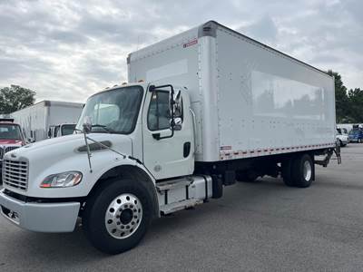 Freightliner M2 106 24 ft Box Truck - 260HP, 5 Speed Automatic, Roll up Door, Liftgate