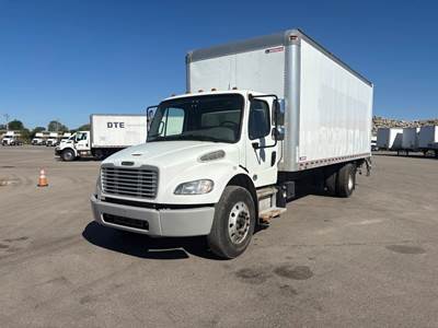 Freightliner M2 106 24 ft Box Truck - 240HP, 9 Speed Automatic, Roll up Door, Liftgate