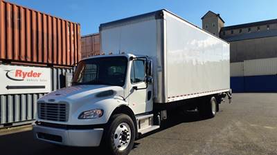 Freightliner M2 106 26 ft Box Truck - 240HP, 9 Speed Automatic, Roll up Door, Liftgate