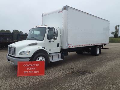 Freightliner M2 106 26 ft Box Truck - 240HP, 9 Speed Automatic, Swing Door