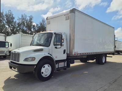 Freightliner M2 106 26 ft Box Truck - 240HP, 9 Speed Manual, Roll up Door, Liftgate