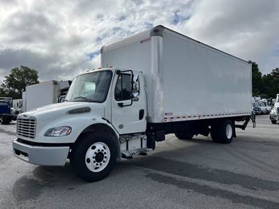 Freightliner M2 106 24 ft Box Truck - 230HP, 9 Speed Automatic, Roll up Door, Liftgate
