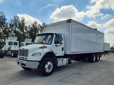 Freightliner M2 106 28 ft Box Truck - 330HP, 6 Speed Automatic, Roll up Door, Liftgate