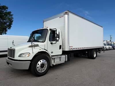 Freightliner M2 106 24 ft Box Truck - 260HP, 5 Speed Automatic, Roll up Door, Liftgate