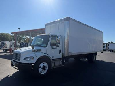 Freightliner M2 106 26 ft Box Truck - 240HP, 5 Speed Automatic, Roll up Door