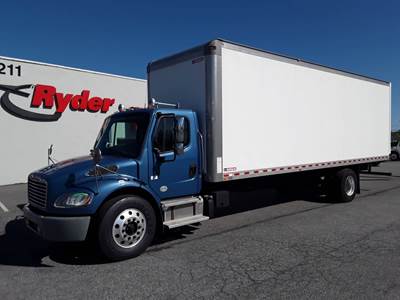 Freightliner M2 106 28 ft Box Truck - 300HP, 6 Speed Automatic, Roll up Door