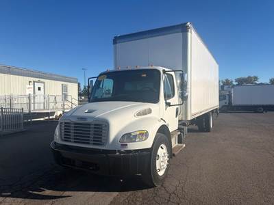 Freightliner M2 106 26 ft Box Truck - 240HP, 9 Speed Automatic, Roll up Door, Liftgate