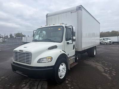 Freightliner M2 106 22 ft Box Truck - 240HP, 5 Speed Automatic, Roll up Door