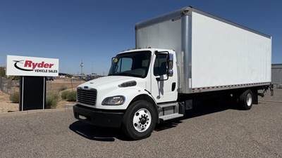 Freightliner M2 106 26 ft Box Truck - 260HP, 6 Speed Automatic, Roll up Door, Liftgate