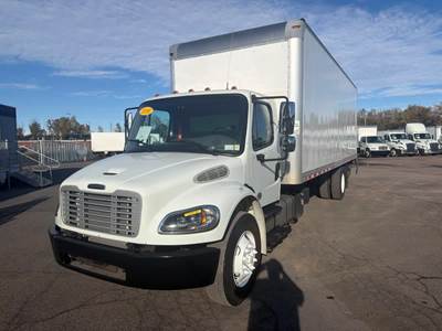 Freightliner M2 106 26 ft Box Truck - 230HP, 9 Speed Automatic, Roll up Door, Liftgate