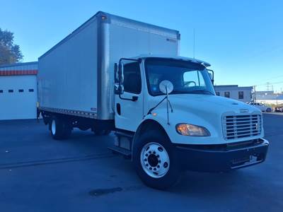 Freightliner M2 106 24 ft Box Truck - 240HP, 9 Speed Automatic, Swing Door, Liftgate