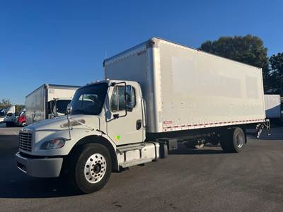 Freightliner M2 106 24 ft Box Truck - 260HP, 5 Speed Automatic, Roll up Door, Liftgate