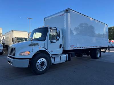 Freightliner M2 106 24 ft Box Truck - 260HP, 5 Speed Automatic, Roll up Door, Liftgate