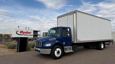 Freightliner M2 106 26 ft Box Truck - 240HP, 9 Speed Automatic, Roll up Door, Liftgate
