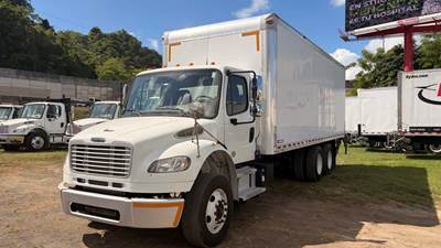 Freightliner M2 106 24 ft Box Truck - 300HP, 9 Speed Manual, Roll up Door, Liftgate