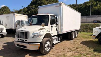 Freightliner M2 106 24 ft Box Truck - 300HP, 9 Speed Manual, Roll up Door, Liftgate