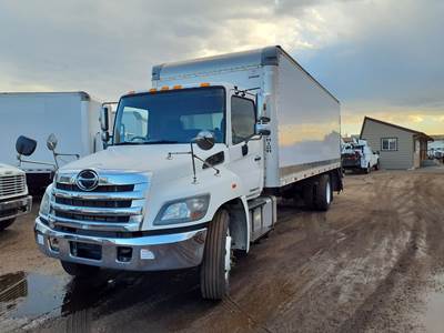 Hino 338 26 ft Box Truck - 260HP, 6 Speed Automatic, Roll up Door, Liftgate