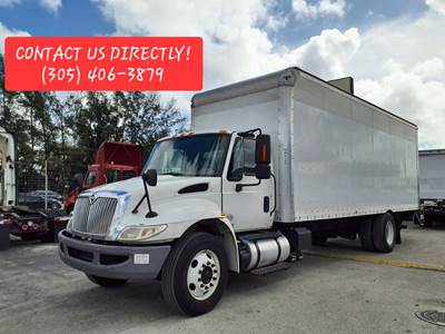 International 4300 SBA 24 ft Box Truck - 240HP, 6 Speed Automatic, Roll up Door, Liftgate