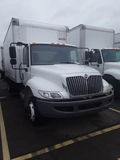 International 4300LP 18 ft Box Truck - 240HP, 6 Speed Automatic, Roll up Door