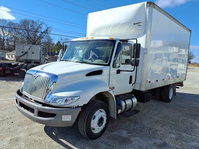 International 4300LP 16 ft Box Truck - 240HP, 6 Speed Automatic, Swing Door