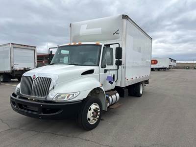 International 4300LP 16 ft Box Truck - 240HP, 6 Speed Automatic, Swing Door