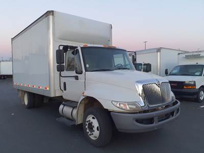 International 4300LP 16 ft Box Truck - 240HP, 6 Speed Automatic, Swing Door